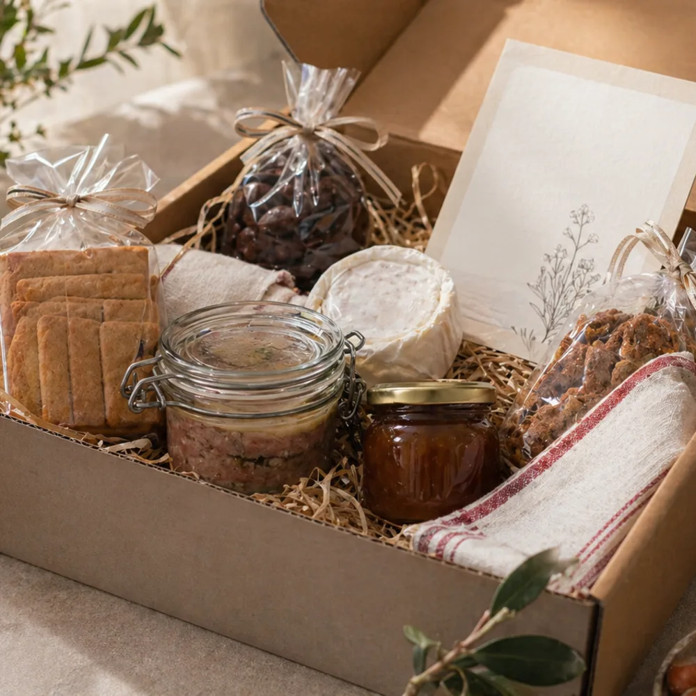 Détail gourmand de Box gourmandes françaises