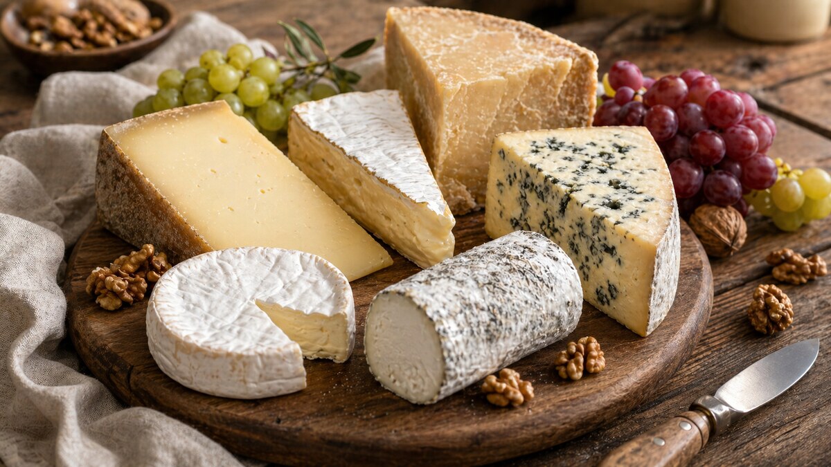 Fromages français incontournables servi dans une ambiance française chaleureuse