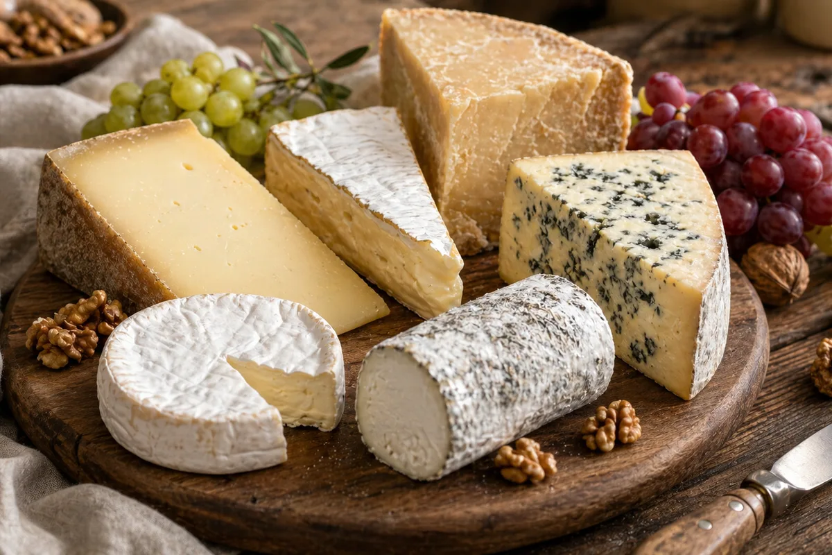 Préparation de Fromages français incontournables avec produits français