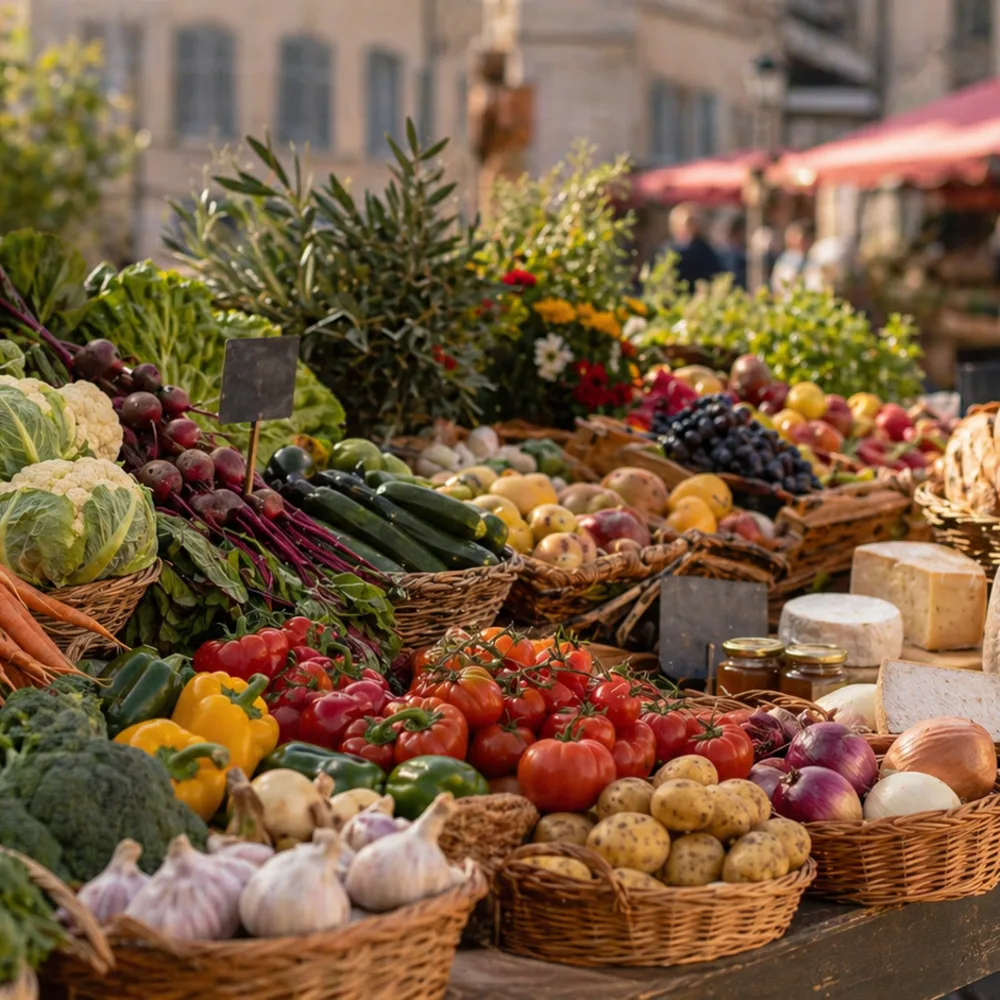 Détail gourmand de Marchés locaux en France